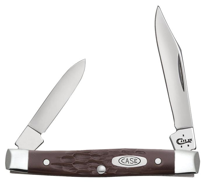 Brown Synthetic Small Pen Pocket Knife - Utility and Pocket Knives